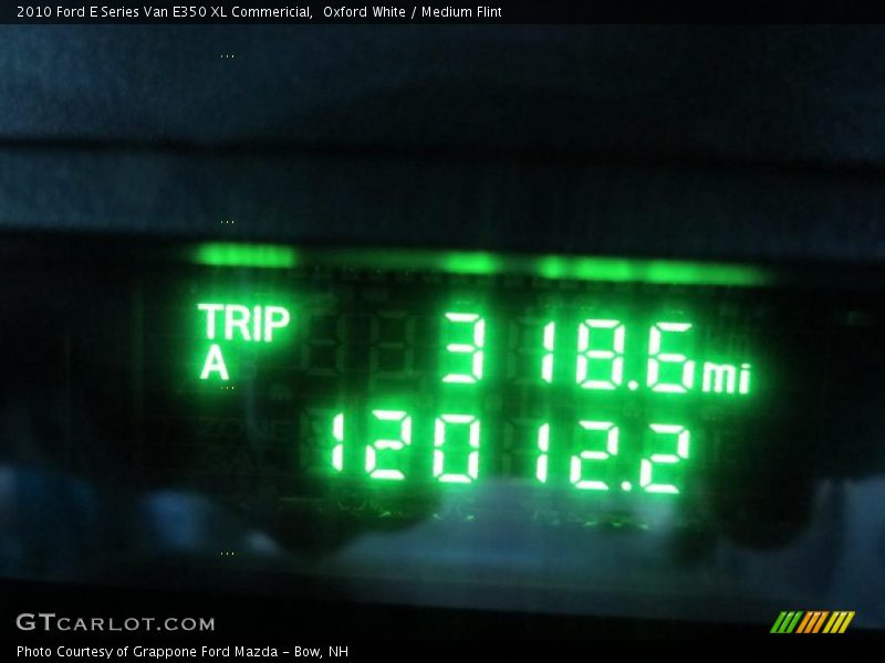 Oxford White / Medium Flint 2010 Ford E Series Van E350 XL Commericial