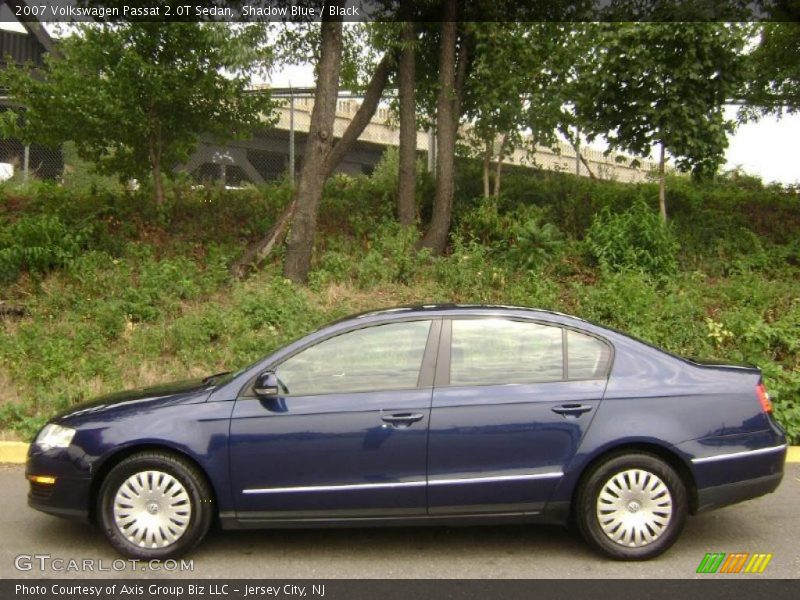 Shadow Blue / Black 2007 Volkswagen Passat 2.0T Sedan