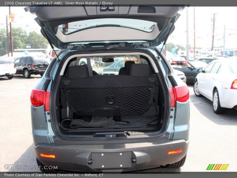 Silver Moss Metallic / Ebony 2009 Chevrolet Traverse LT AWD