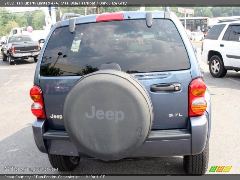 Steel Blue Pearlcoat / Dark Slate Gray 2002 Jeep Liberty Limited 4x4