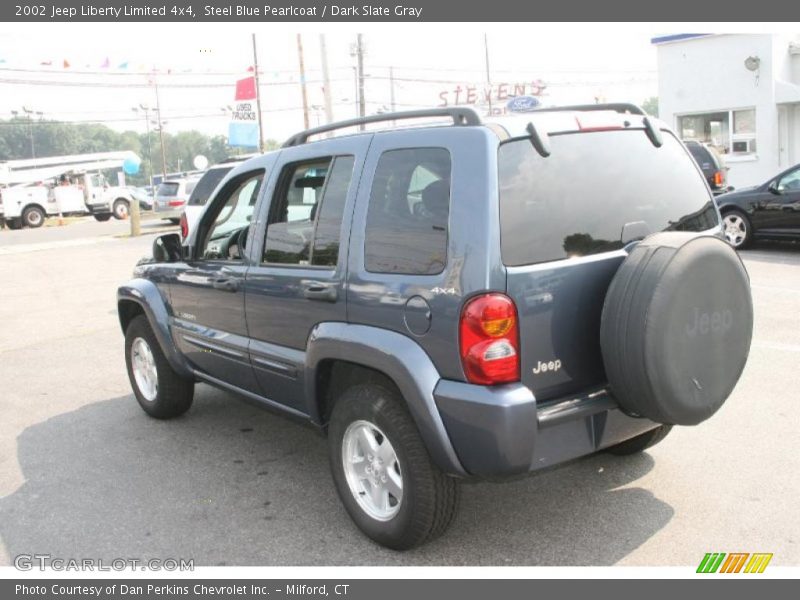 Steel Blue Pearlcoat / Dark Slate Gray 2002 Jeep Liberty Limited 4x4