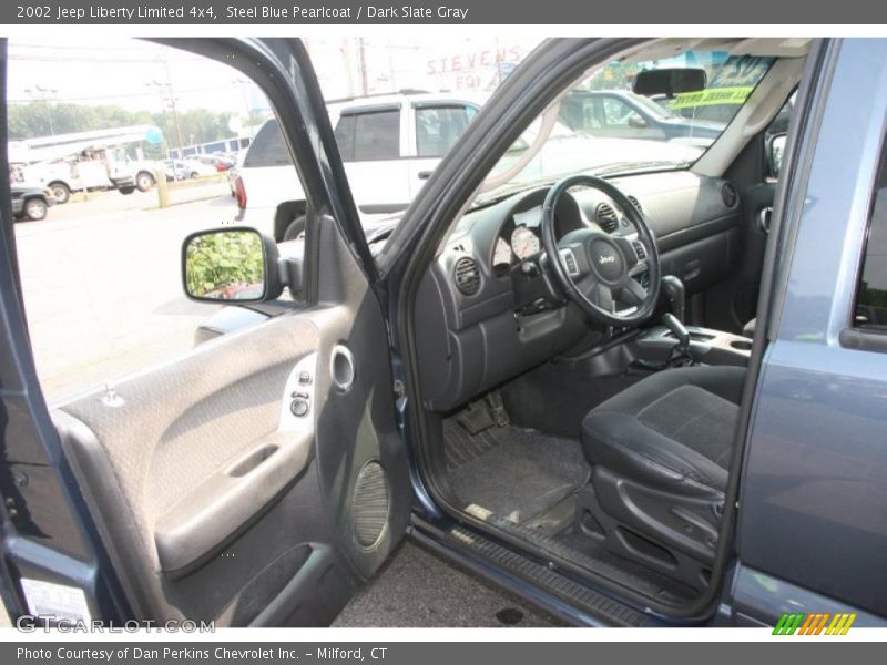 Steel Blue Pearlcoat / Dark Slate Gray 2002 Jeep Liberty Limited 4x4
