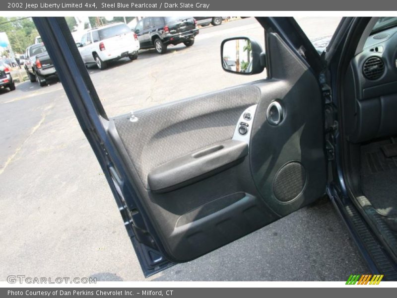 Steel Blue Pearlcoat / Dark Slate Gray 2002 Jeep Liberty Limited 4x4