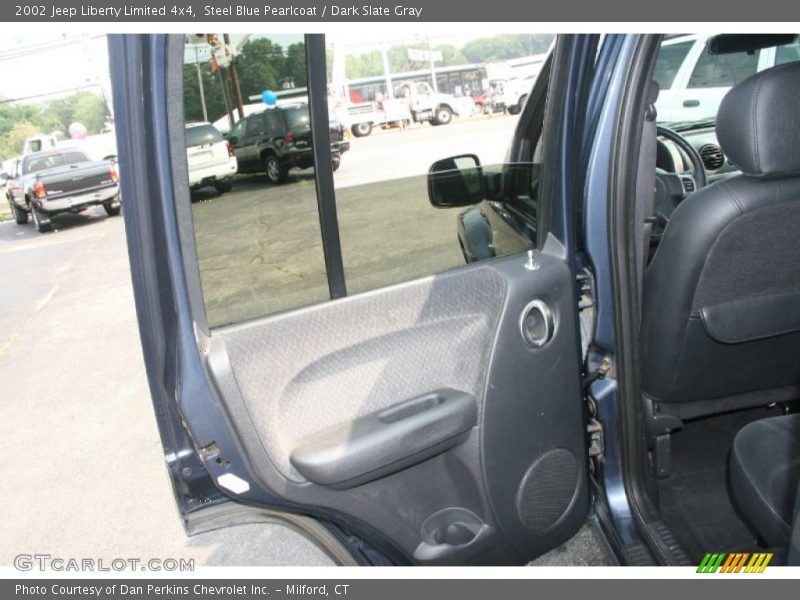 Steel Blue Pearlcoat / Dark Slate Gray 2002 Jeep Liberty Limited 4x4