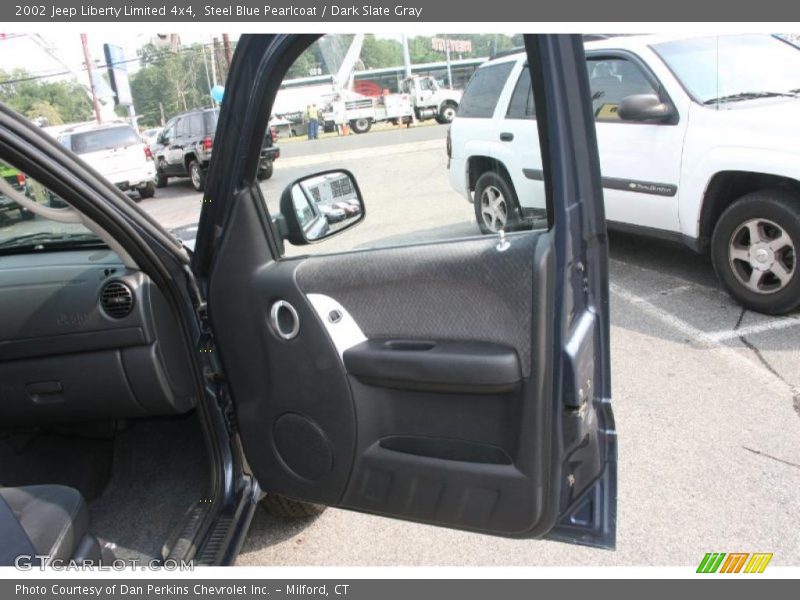 Steel Blue Pearlcoat / Dark Slate Gray 2002 Jeep Liberty Limited 4x4