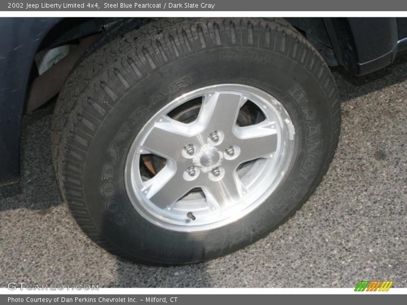 Steel Blue Pearlcoat / Dark Slate Gray 2002 Jeep Liberty Limited 4x4