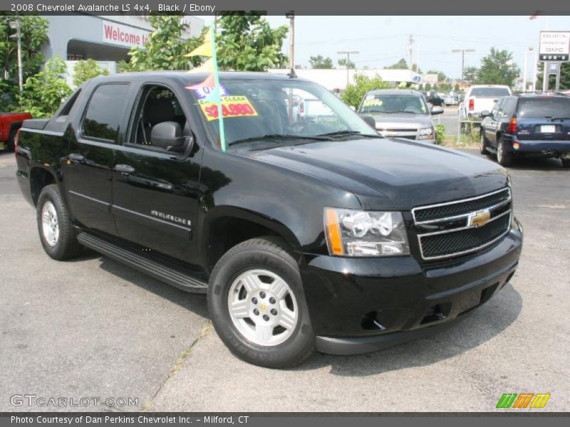 Black / Ebony 2008 Chevrolet Avalanche LS 4x4