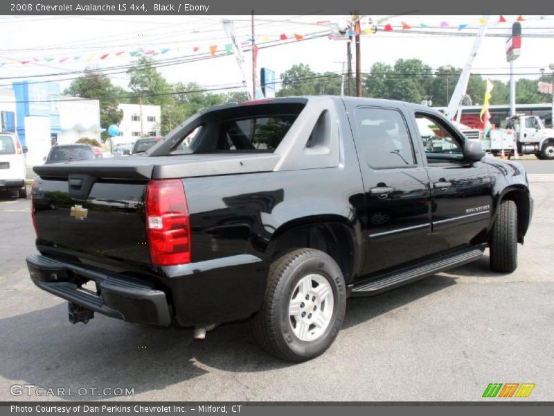 Black / Ebony 2008 Chevrolet Avalanche LS 4x4