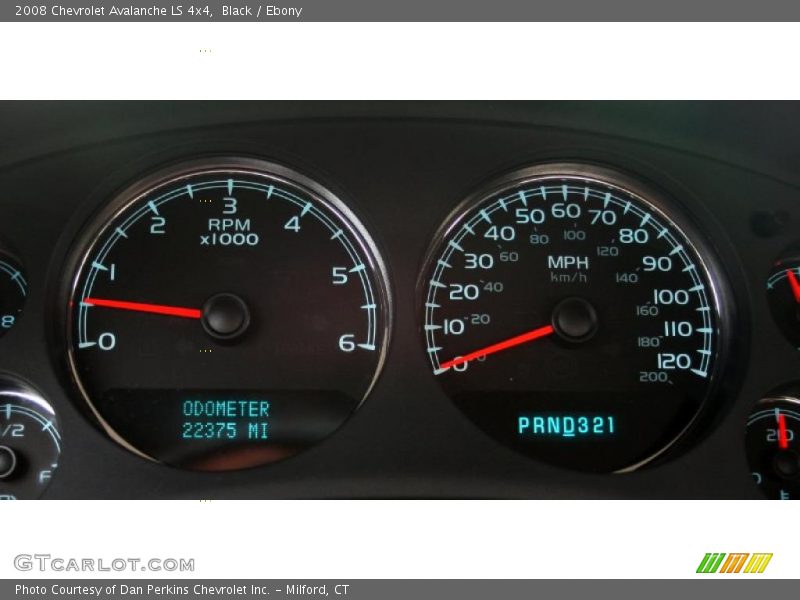 Black / Ebony 2008 Chevrolet Avalanche LS 4x4