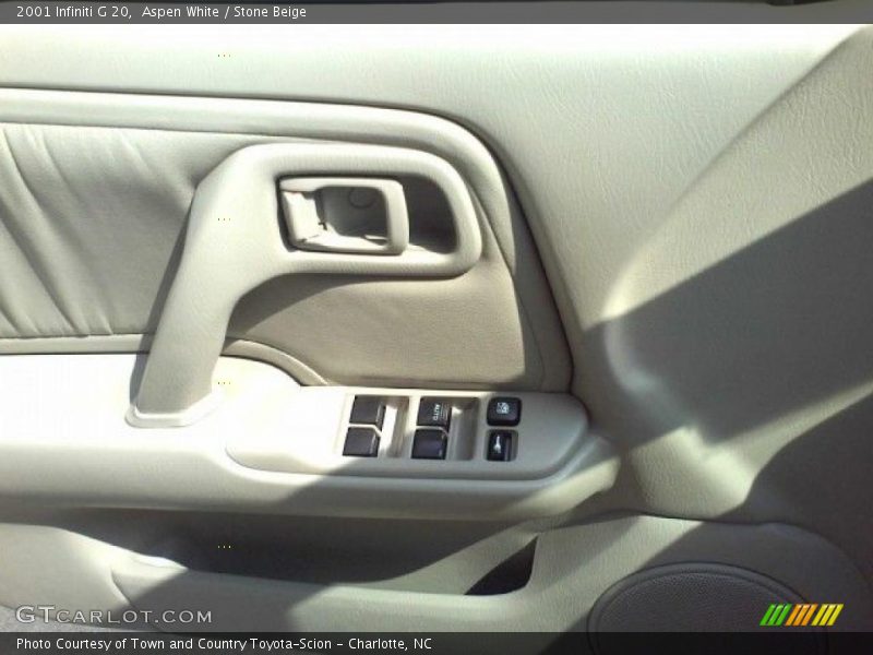 Aspen White / Stone Beige 2001 Infiniti G 20