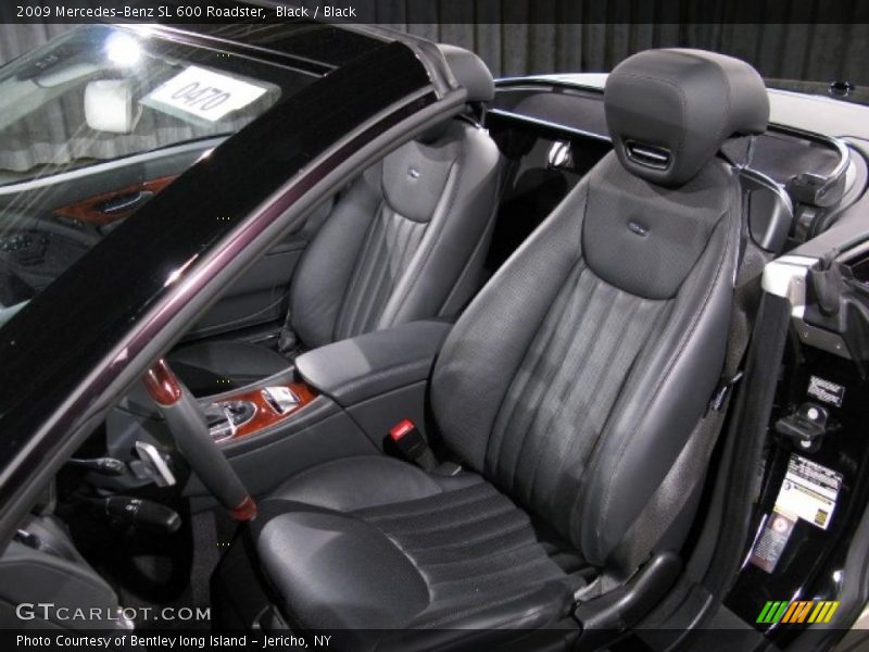 Black / Black 2009 Mercedes-Benz SL 600 Roadster