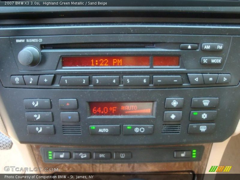 Highland Green Metallic / Sand Beige 2007 BMW X3 3.0si