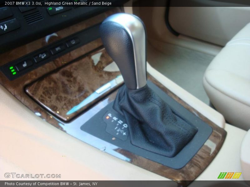 Highland Green Metallic / Sand Beige 2007 BMW X3 3.0si