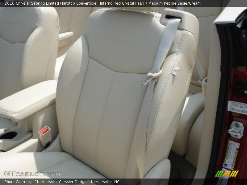 Inferno Red Crystal Pearl / Medium Pebble Beige/Cream 2010 Chrysler Sebring Limited Hardtop Convertible