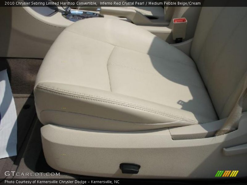 Inferno Red Crystal Pearl / Medium Pebble Beige/Cream 2010 Chrysler Sebring Limited Hardtop Convertible