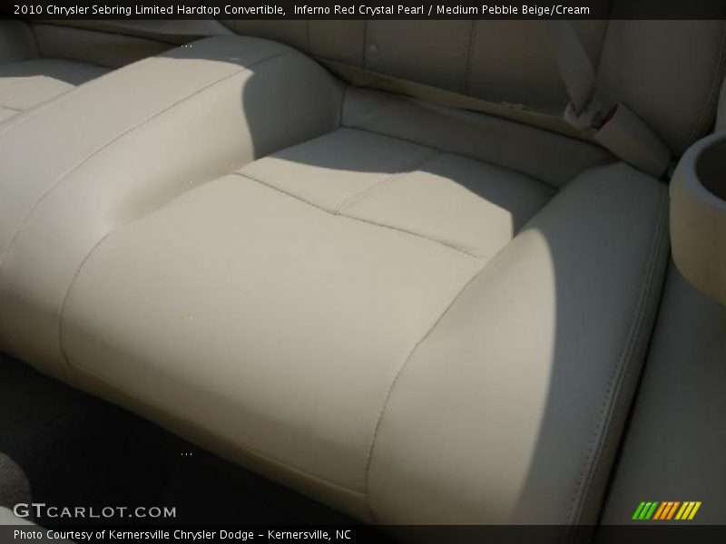 Inferno Red Crystal Pearl / Medium Pebble Beige/Cream 2010 Chrysler Sebring Limited Hardtop Convertible