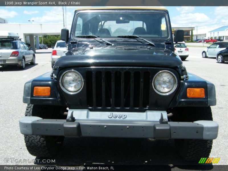 Black / Khaki 1998 Jeep Wrangler Sport 4x4