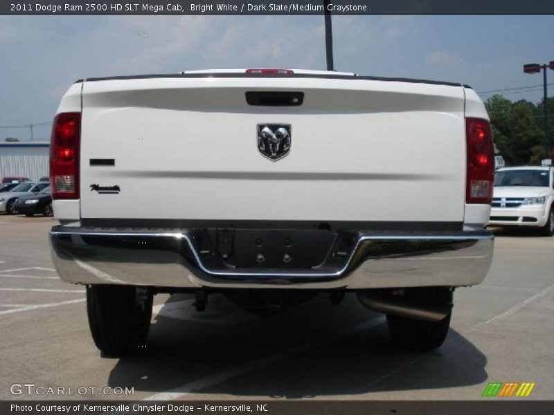 Bright White / Dark Slate/Medium Graystone 2011 Dodge Ram 2500 HD SLT Mega Cab
