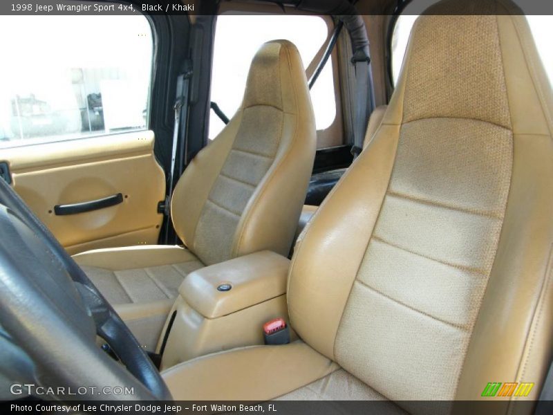 Black / Khaki 1998 Jeep Wrangler Sport 4x4