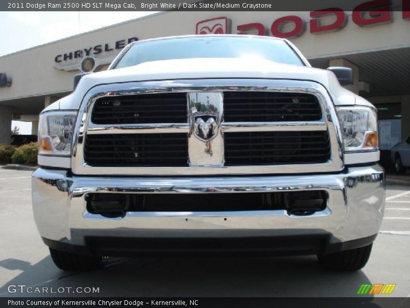 Bright White / Dark Slate/Medium Graystone 2011 Dodge Ram 2500 HD SLT Mega Cab