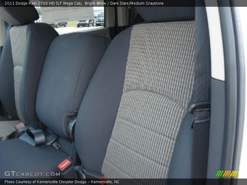 Bright White / Dark Slate/Medium Graystone 2011 Dodge Ram 2500 HD SLT Mega Cab