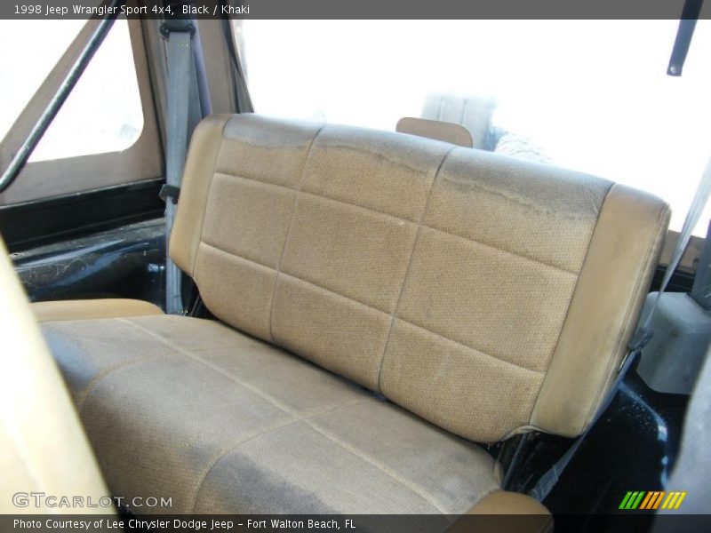 Black / Khaki 1998 Jeep Wrangler Sport 4x4