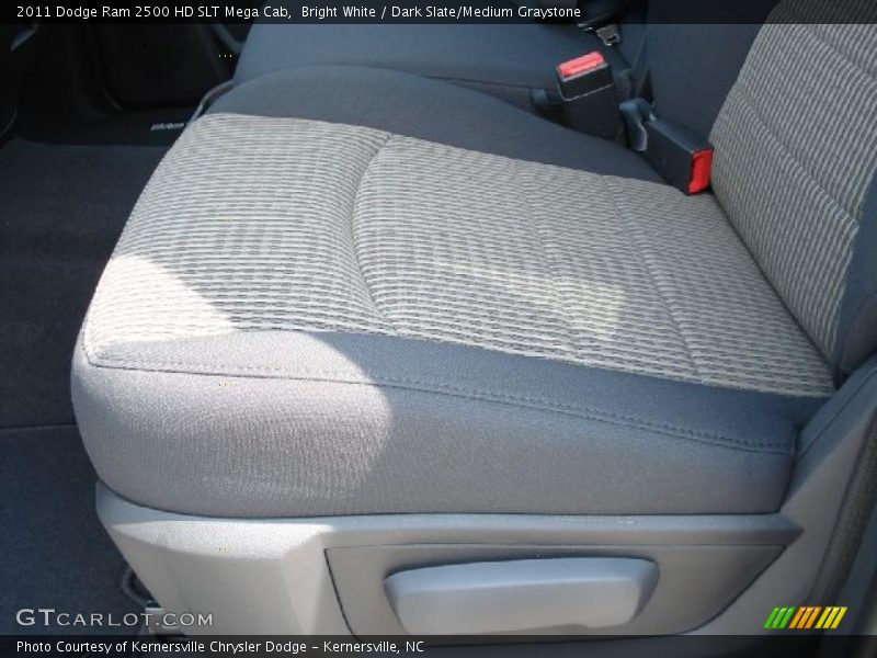 Bright White / Dark Slate/Medium Graystone 2011 Dodge Ram 2500 HD SLT Mega Cab
