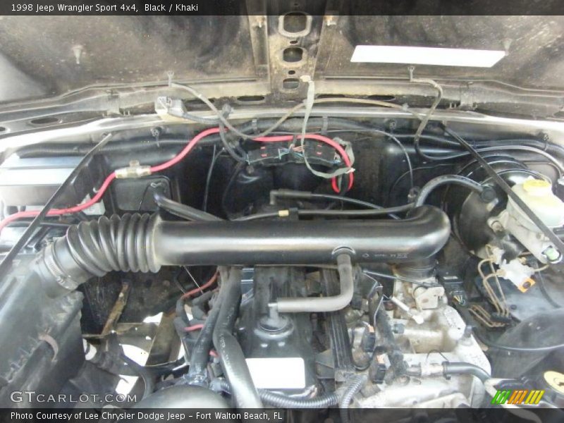 Black / Khaki 1998 Jeep Wrangler Sport 4x4