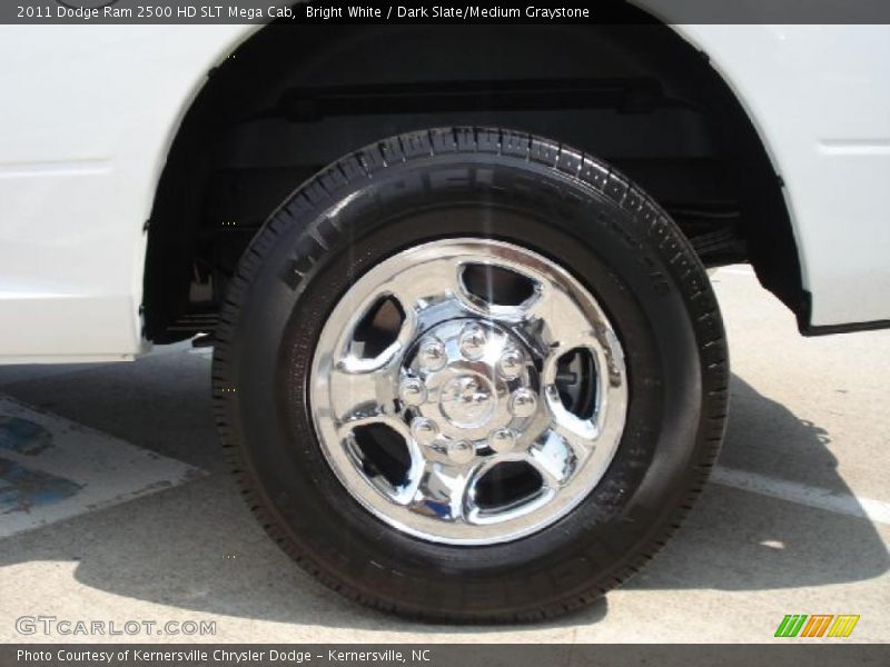 Bright White / Dark Slate/Medium Graystone 2011 Dodge Ram 2500 HD SLT Mega Cab