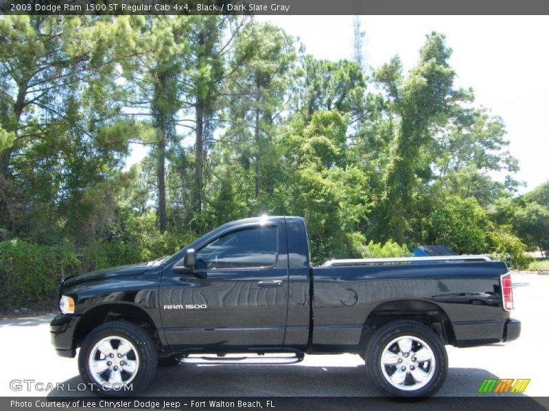 Black / Dark Slate Gray 2003 Dodge Ram 1500 ST Regular Cab 4x4