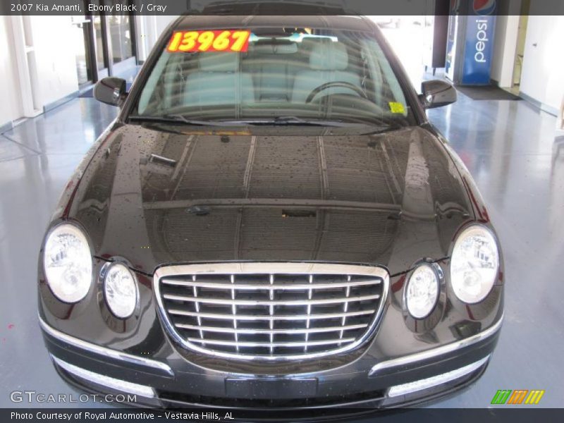 Ebony Black / Gray 2007 Kia Amanti