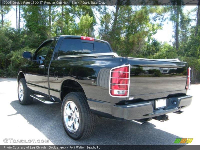 Black / Dark Slate Gray 2003 Dodge Ram 1500 ST Regular Cab 4x4