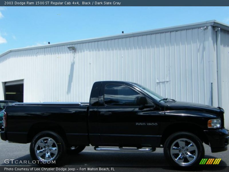 Black / Dark Slate Gray 2003 Dodge Ram 1500 ST Regular Cab 4x4