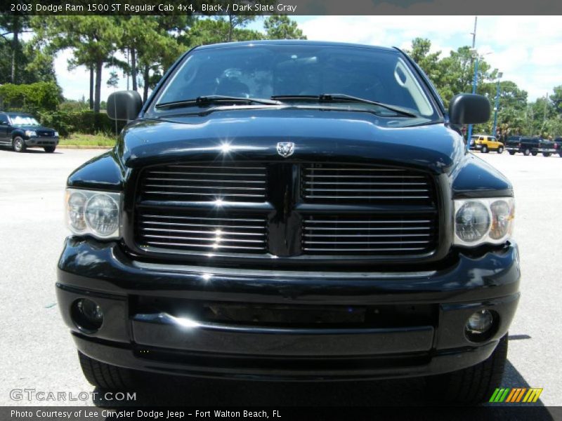 Black / Dark Slate Gray 2003 Dodge Ram 1500 ST Regular Cab 4x4
