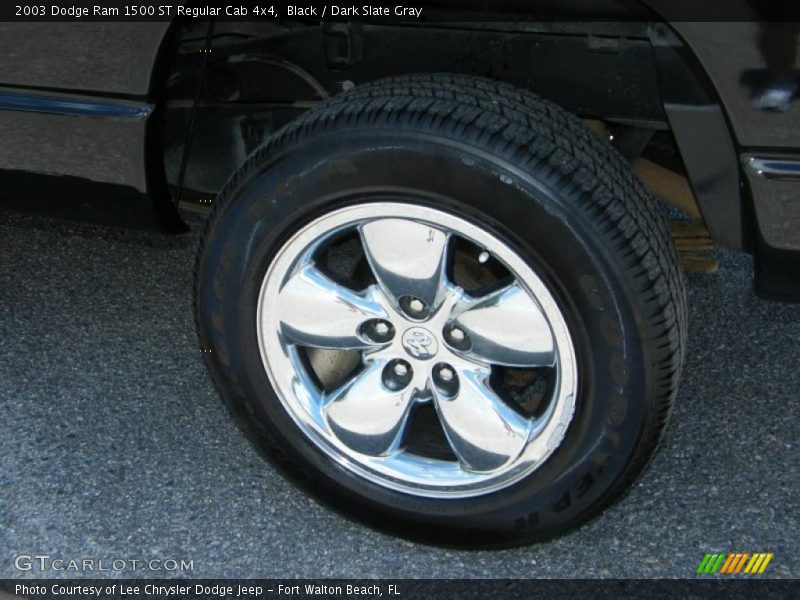 Black / Dark Slate Gray 2003 Dodge Ram 1500 ST Regular Cab 4x4