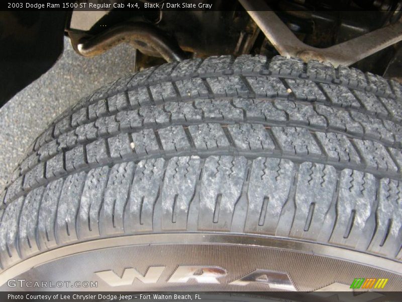 Black / Dark Slate Gray 2003 Dodge Ram 1500 ST Regular Cab 4x4