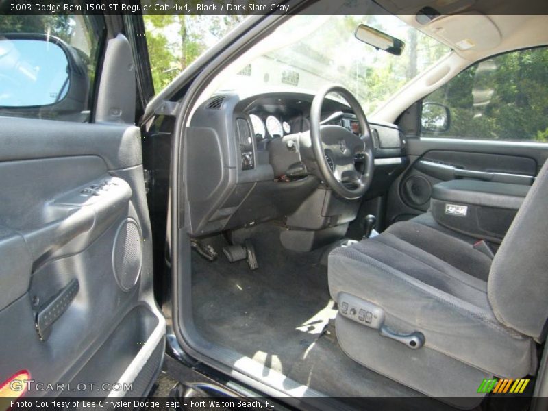 Black / Dark Slate Gray 2003 Dodge Ram 1500 ST Regular Cab 4x4