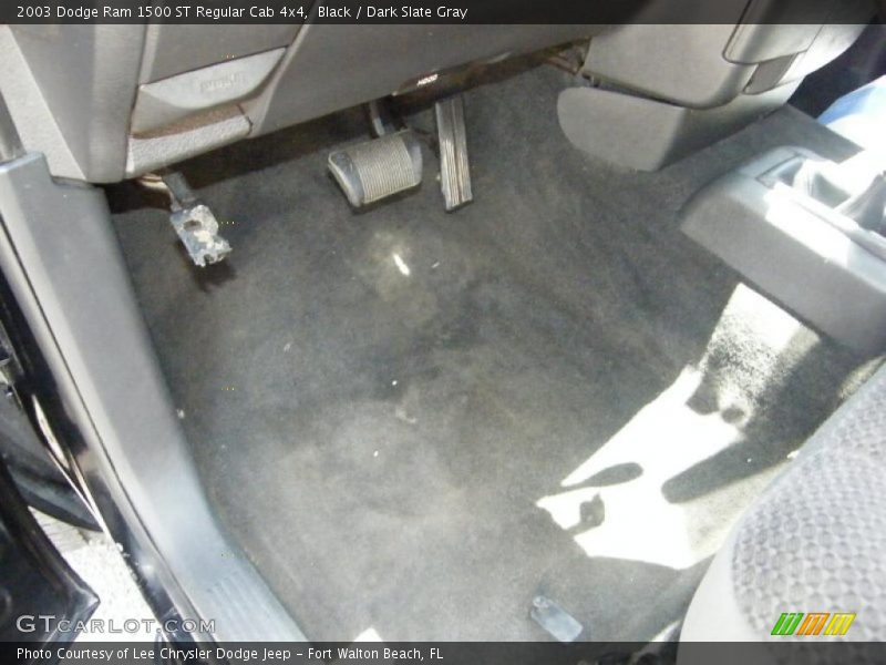 Black / Dark Slate Gray 2003 Dodge Ram 1500 ST Regular Cab 4x4