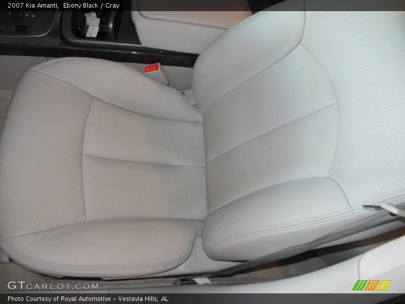Ebony Black / Gray 2007 Kia Amanti