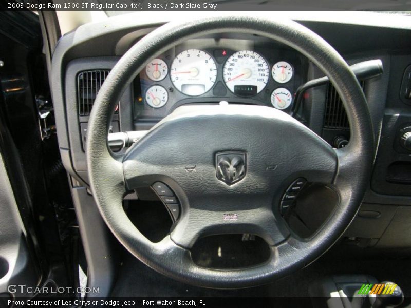 Black / Dark Slate Gray 2003 Dodge Ram 1500 ST Regular Cab 4x4