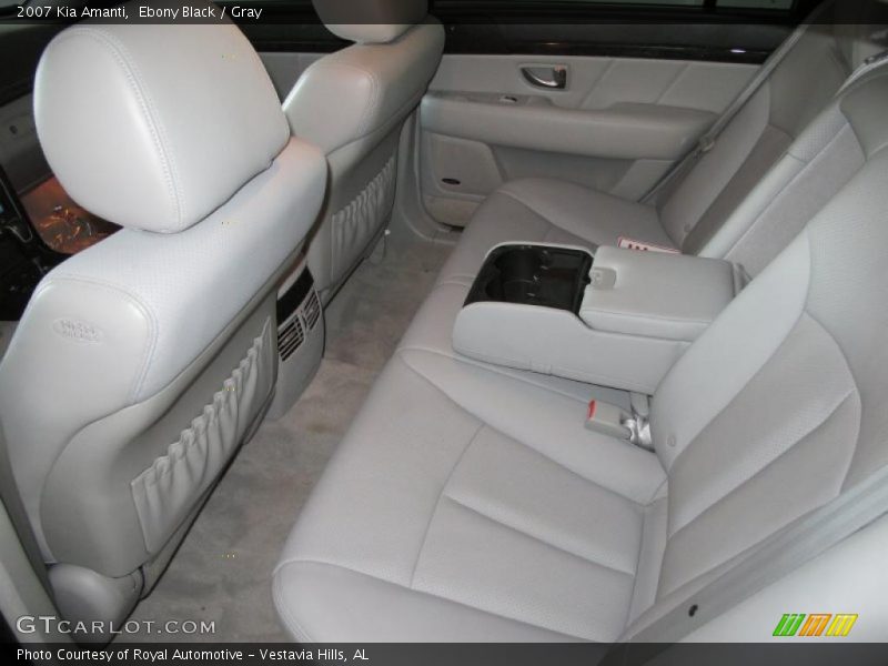 Ebony Black / Gray 2007 Kia Amanti