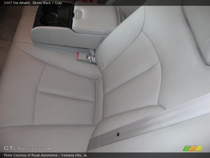 Ebony Black / Gray 2007 Kia Amanti