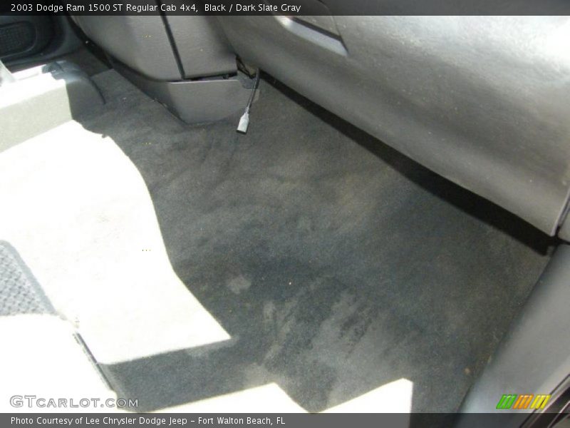 Black / Dark Slate Gray 2003 Dodge Ram 1500 ST Regular Cab 4x4