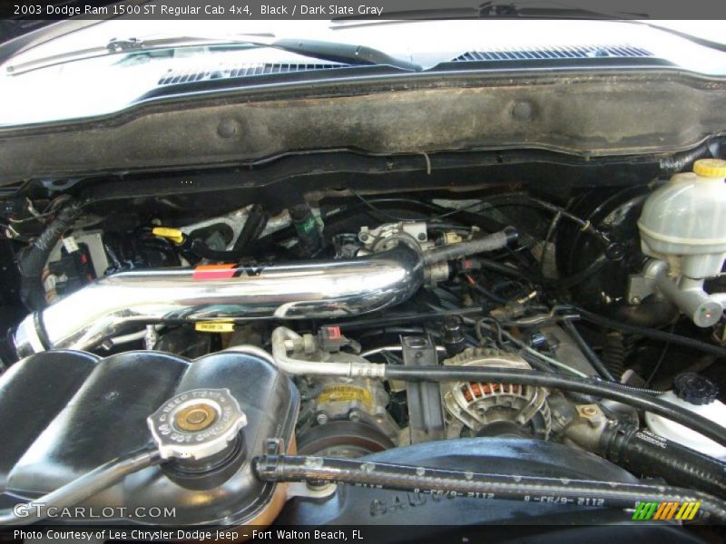 Black / Dark Slate Gray 2003 Dodge Ram 1500 ST Regular Cab 4x4