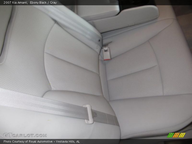 Ebony Black / Gray 2007 Kia Amanti