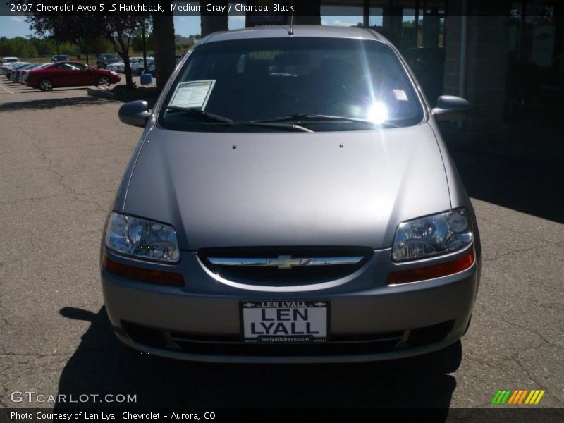 Medium Gray / Charcoal Black 2007 Chevrolet Aveo 5 LS Hatchback