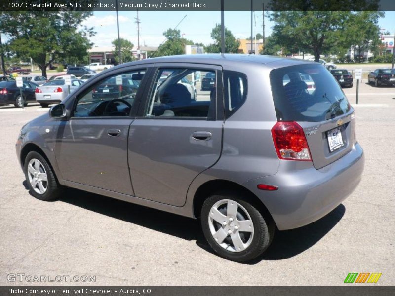 Medium Gray / Charcoal Black 2007 Chevrolet Aveo 5 LS Hatchback