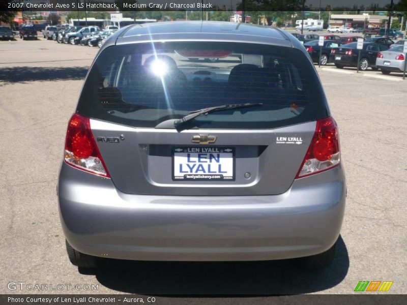 Medium Gray / Charcoal Black 2007 Chevrolet Aveo 5 LS Hatchback