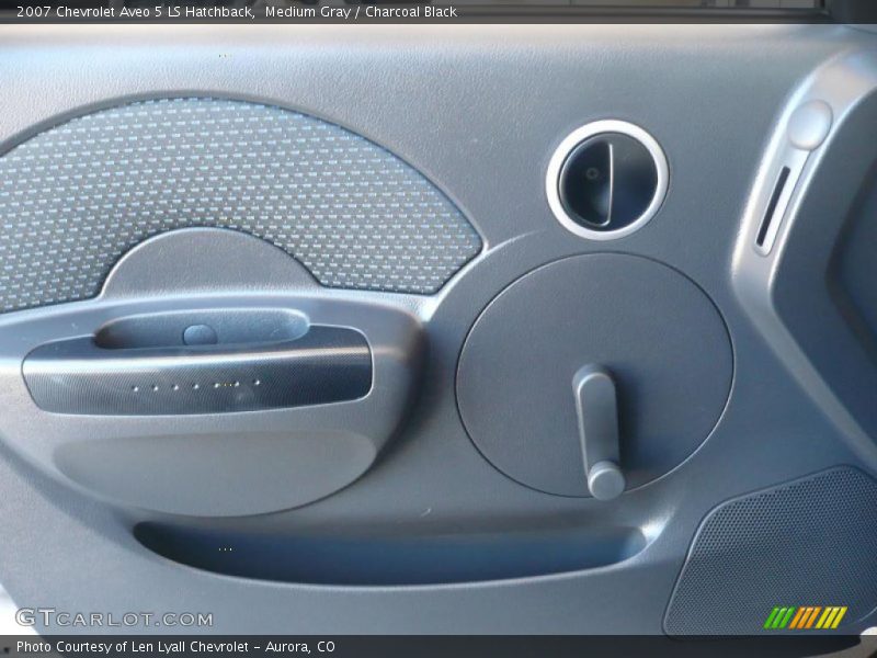 Medium Gray / Charcoal Black 2007 Chevrolet Aveo 5 LS Hatchback