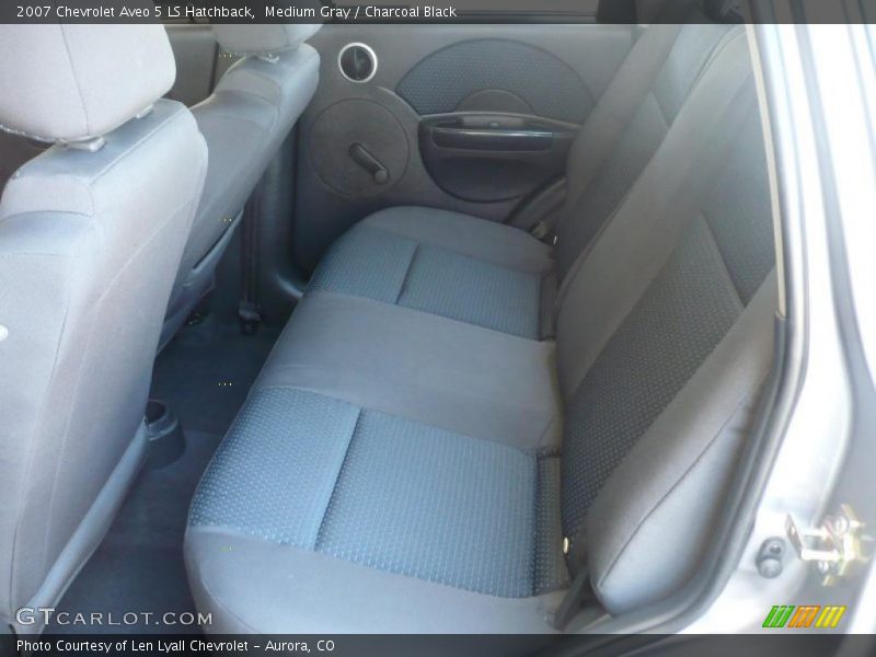 Medium Gray / Charcoal Black 2007 Chevrolet Aveo 5 LS Hatchback